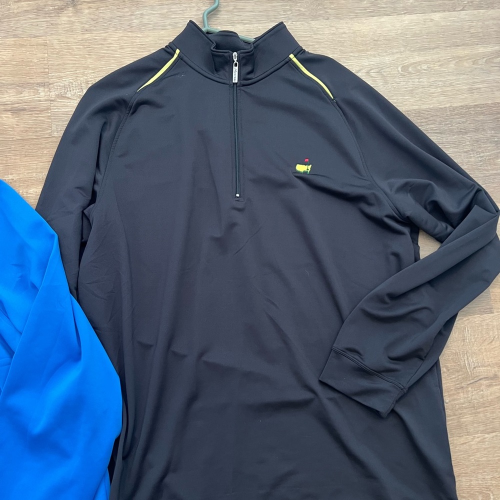 Masters Black Half-Zip for Men